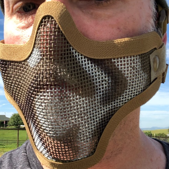 Airsoft Half Face / Throat Mesh Mask - Picture 9 of 14